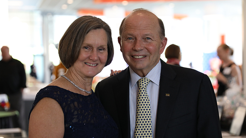 Jerry Parsons and Eleanor Parsons at the 50th Anniversary Gala