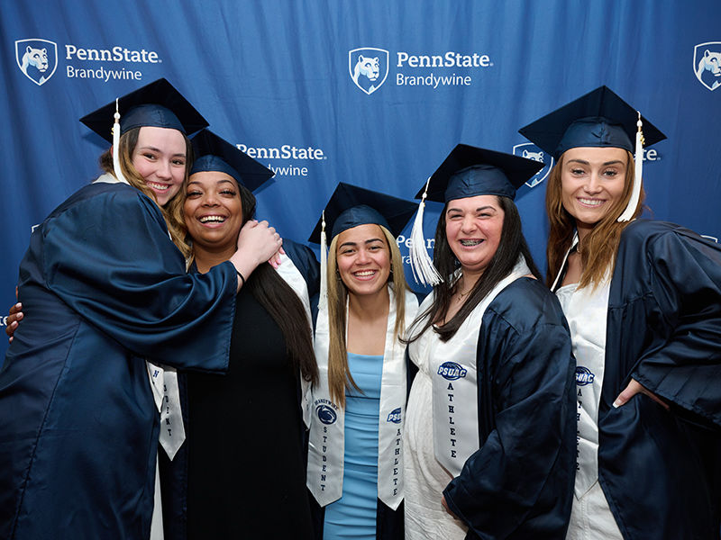 Graduating Penn State Brandywine Students