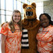 Student Volunteers with Nittany Lion at the50th Anniversary Gala