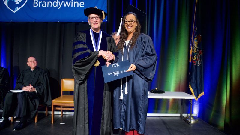 Stacy Foy and Kristin Woolever of Penn State Brandywine. 