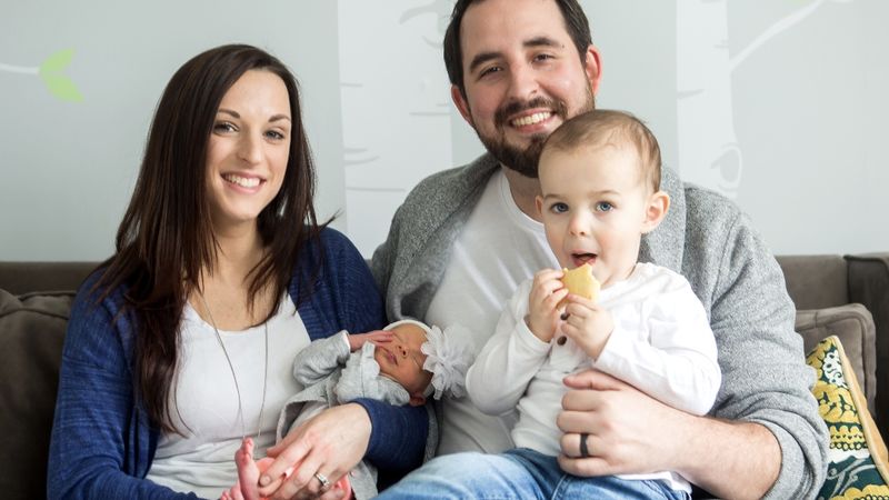 Sarah and Doug Claypoole with their children.