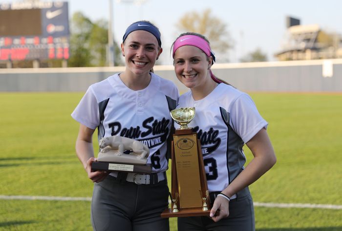 Katie DeStefano and Julie Foeldes of Penn State Brandywine