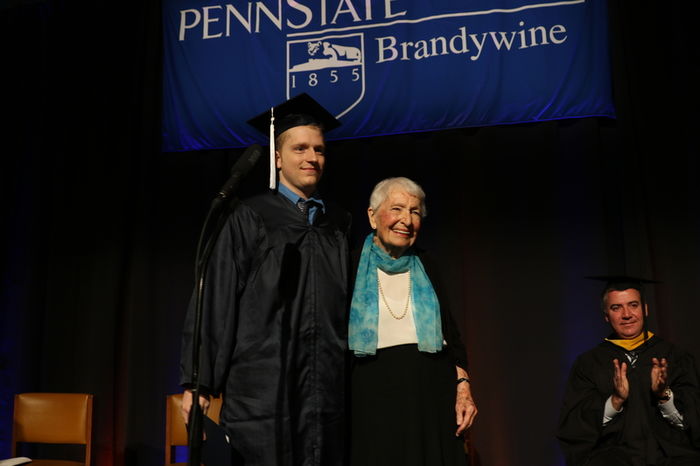 Graduate and grandmother