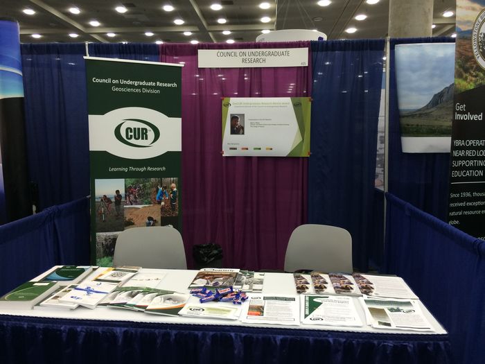 Booth in exhibit hall