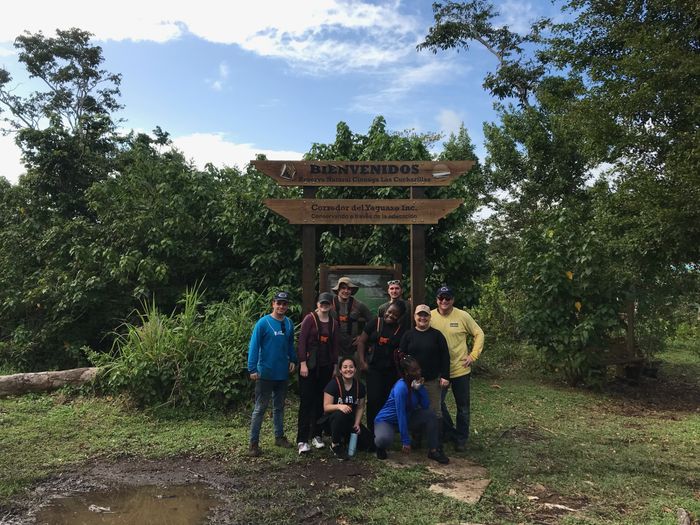 Penn State Brandywine students in Puerto Rico. 