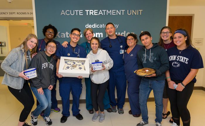 Brandywine students made midnight deliveries of cake, ice cream and cookies