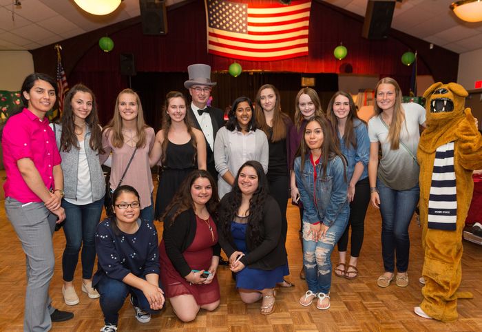 Brandywine students at the Fair Acres autumn dance