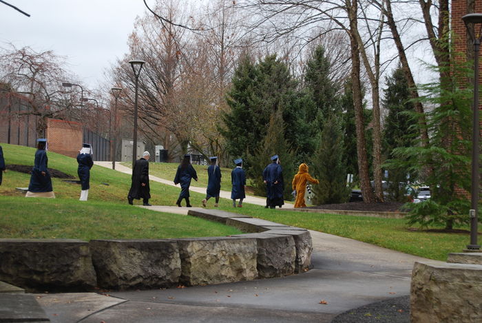 Commencement walk