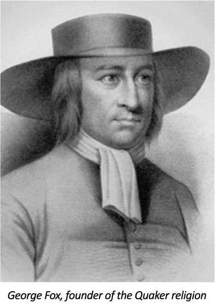 George Fox, founder of the Quaker religion