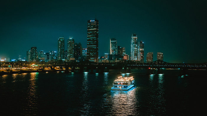 Han River in Seoul South Korea