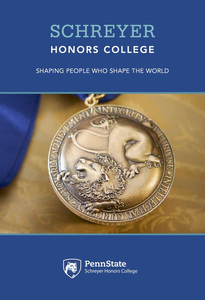 Schreyer Honors Cover Image