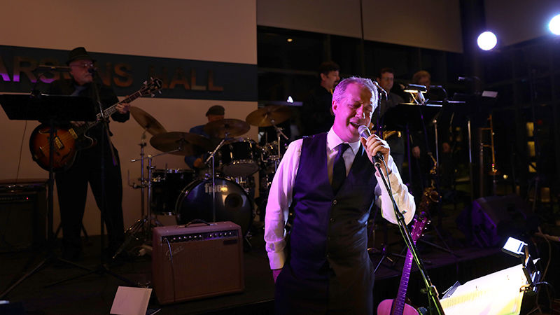 Brandywine Advisory Board President Jonathan Savage and his band perform at the 50th Anniversary Gala