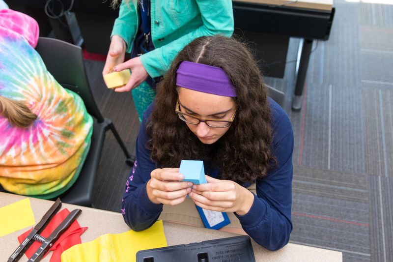 7th-grade girl explores Occupational Therapy