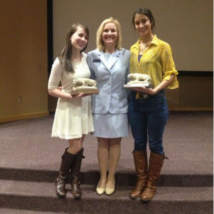 ROAR winner Haleigh Swensen with Nichola Gutgold and Amanda Hofstaedter