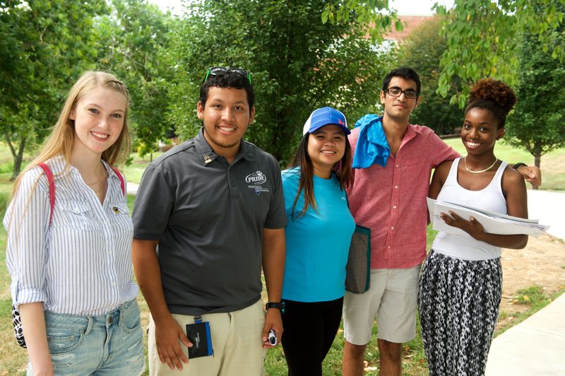 Brandywine Students Outside