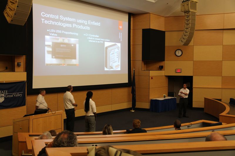 Photo of WKI team presenting