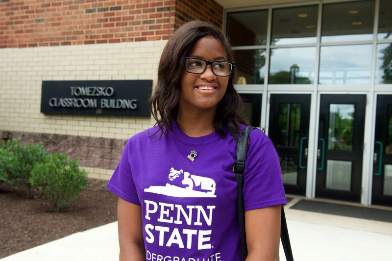 Penn State Brandywine first-year students