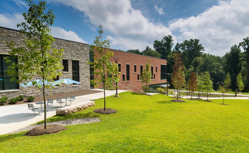 Student Union Landscape at Penn State Brandywine