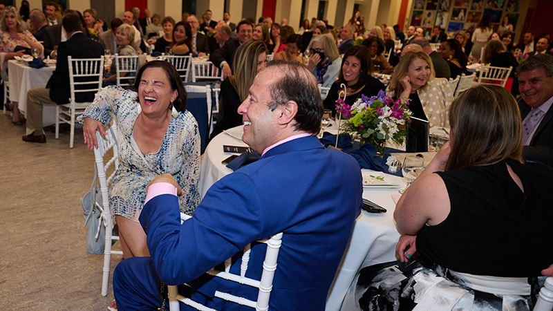 Guests enjoying the program at the Brandywine Ball