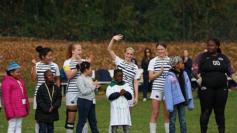 soccer team with youth