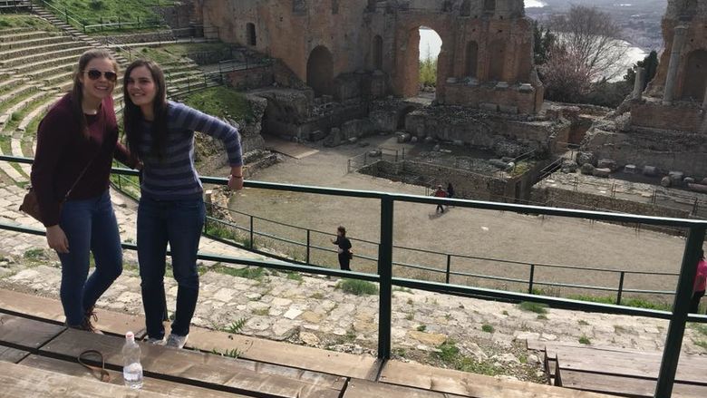 Penn State students in Sicily and Malta