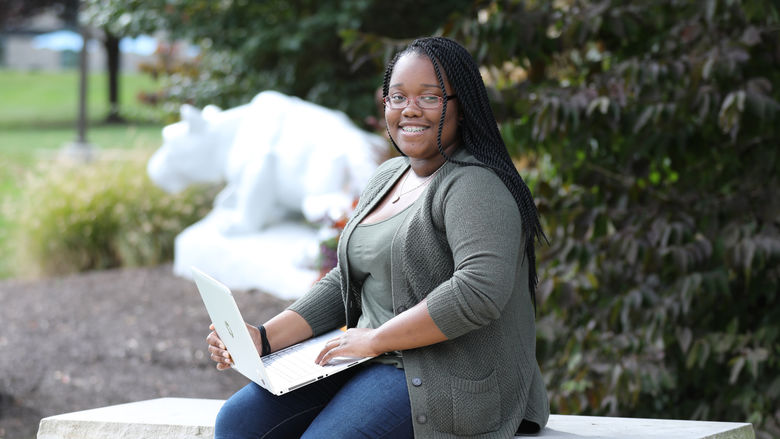 Penn State Brandywine senior Chevelle Thomas. 