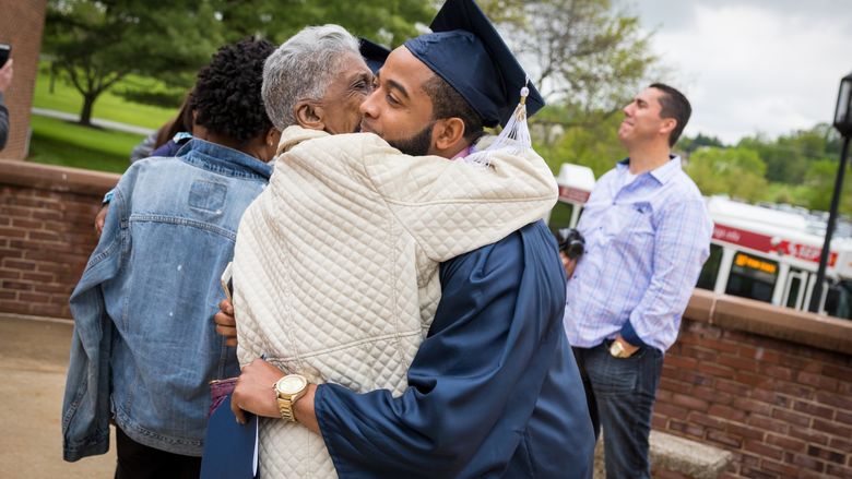 Grad celebrates 