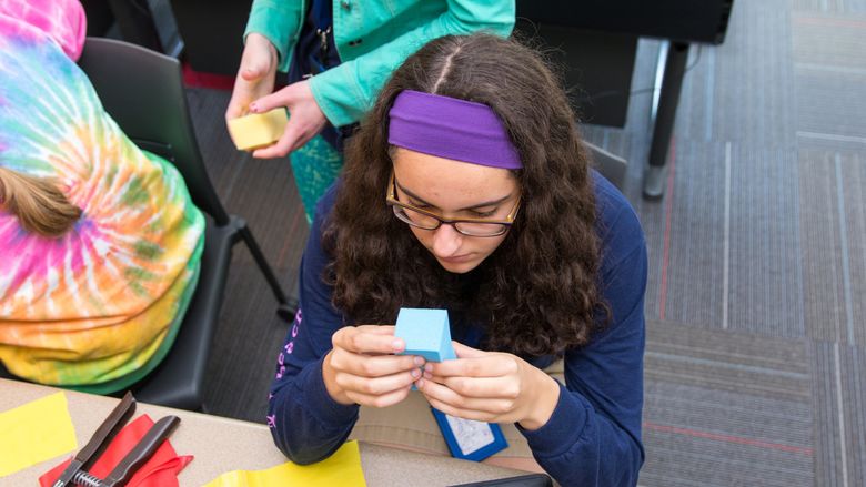 7th-grade girl explores Occupational Therapy