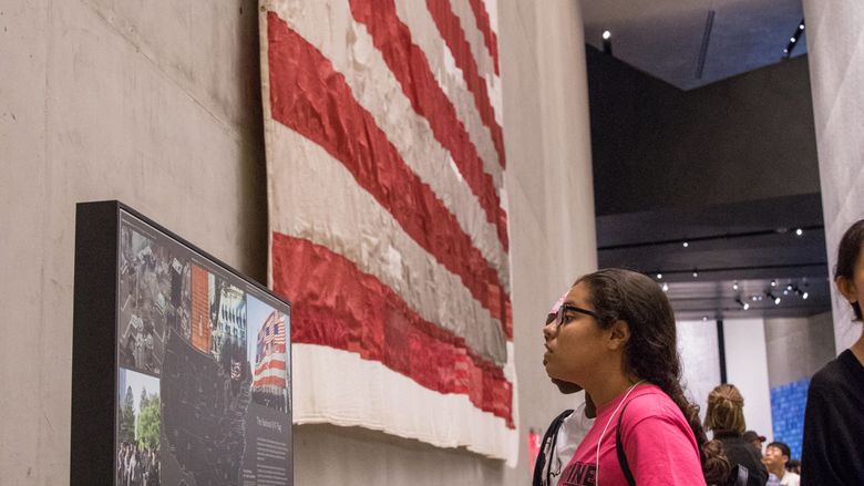 Students tour the 9/11 Museum