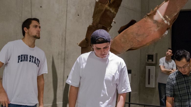 Students tour the 9/11 Museum