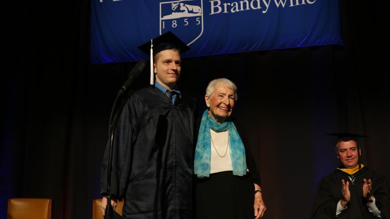 Graduate and grandmother