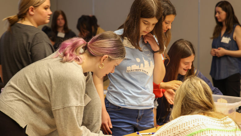 students doing workshop