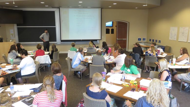 Andrew Baxter leads PMI workshop