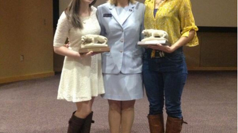 ROAR winner Haleigh Swensen with Nichola Gutgold and Amanda Hofstaedter