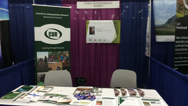Booth in exhibit hall