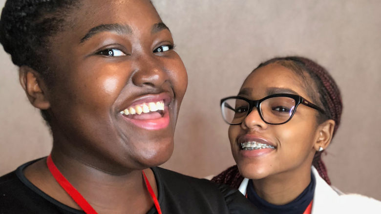 Neeka Pharaud and Samantha Sylvain