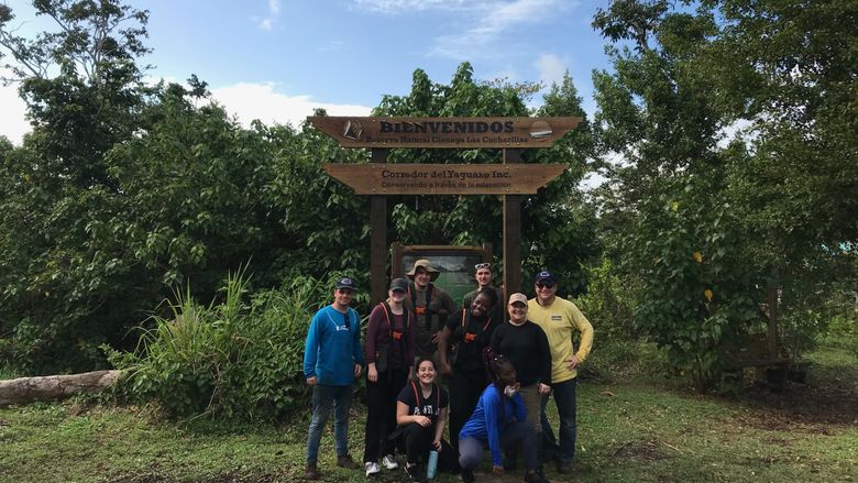 Penn State Brandywine students in Puerto Rico. 