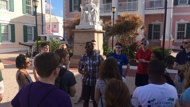 Penn State Students in the Bahamas