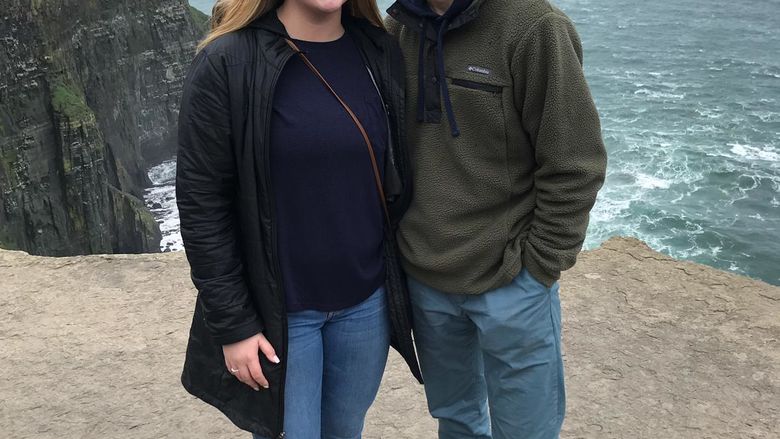 Ben and Hannah Sarafinas of Penn State Brandywine.