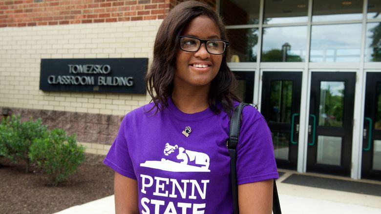 Penn State Brandywine first-year students