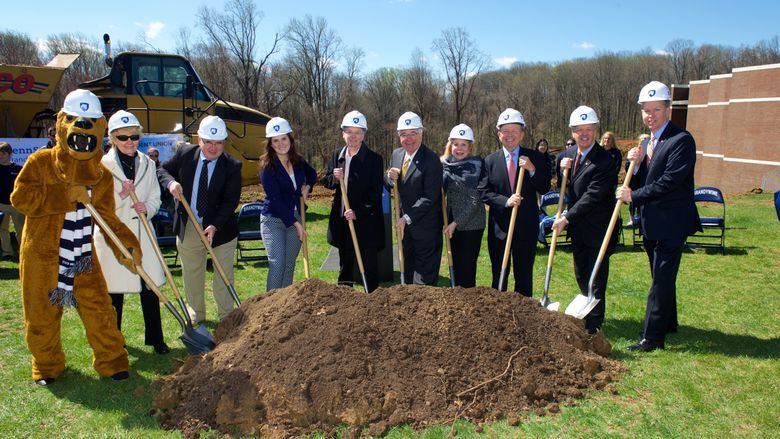 Campus leaders break ground 