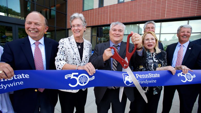 Penn State Brandywine ribbon cutting