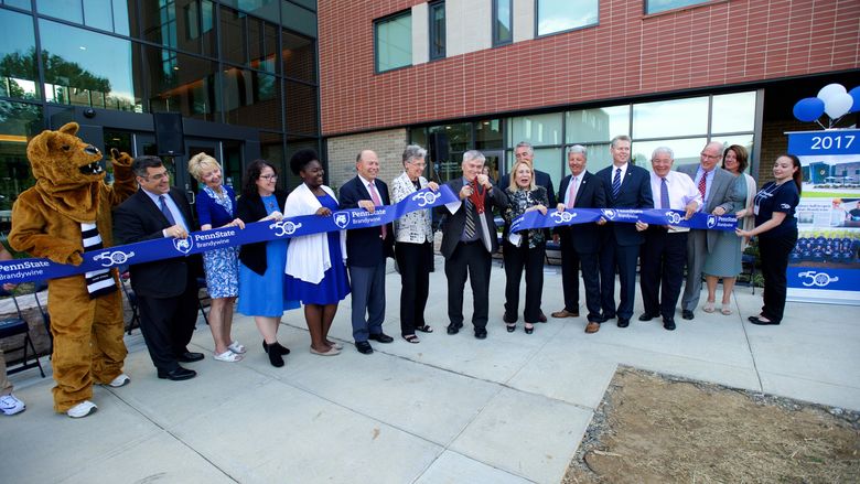 Penn State Brandywine ribbon cutting 