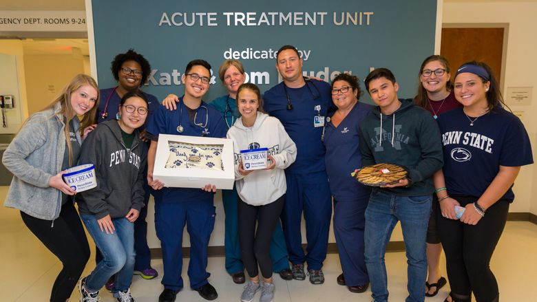 Brandywine students made midnight deliveries of cake, ice cream and cookies