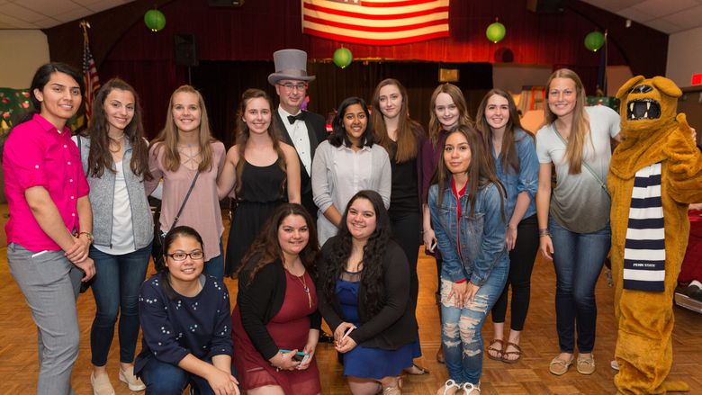 Brandywine students at the Fair Acres autumn dance