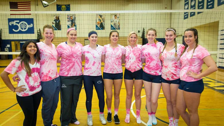 Penn State Brandywine’s volleyball team
