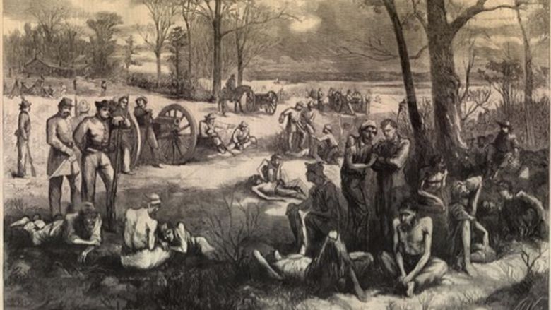 Civil War prison camp