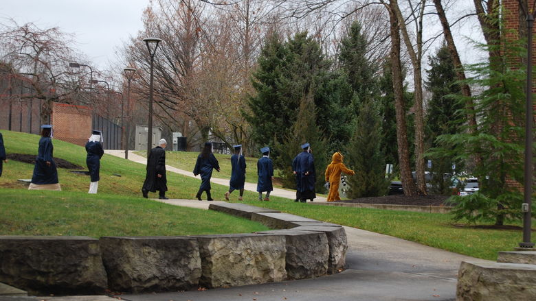 Commencement walk