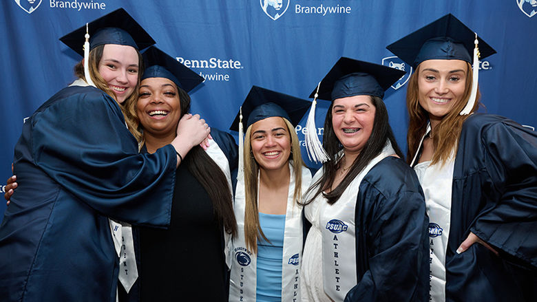 Graduating Penn State Brandywine Students