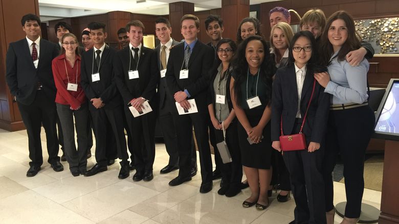 Brandywine students at Pennsylvania Phi Beta Lambda